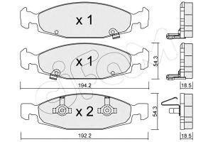 Klocki Hamulcowe Jeep Grand Cherokee Ii 99-03 Cifa