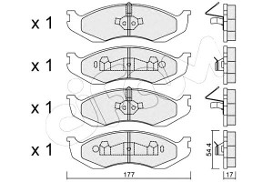 Klocki Hamulcowe Jeep Cherokee 88-96 Cifam