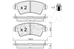 Klocki Hamulcowe Citroen Xsara 97-00 2.0hdi Cifam
