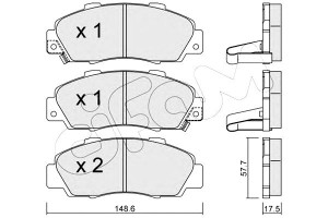 Klocki Hamulcowe Honda Cr-v 97- Cifam