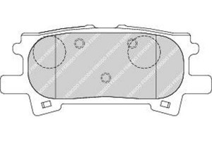 Klocki Hamulcowe Lexus Rx 3.0/3.3h/3.5 05.03-12.08