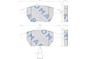 Klocki Hamulcowe Audi 100 A4 A6 A8 Vw Vento Gr.19.