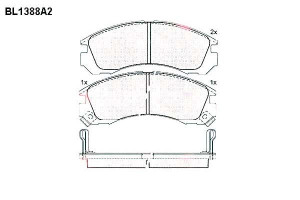 Klocki Hamulcowe Mitsubishi Eclipse L200 Outlander