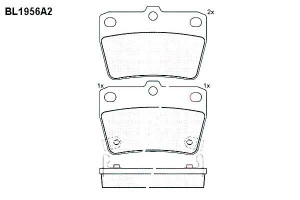 Klocki Hamulcowe Toyota Rav-4 14mm Wva23656 Z Czuj