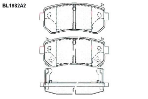 Klocki Hamulcowe Hyundai Accent I30 Kia Cee'd Pro