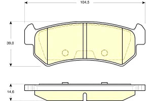 Klocki Hamulcowe Daewoo Nubira Ii 99 Girling Nubir