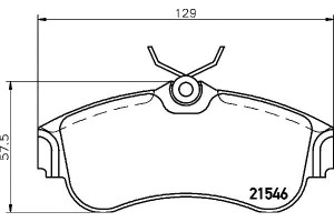 Klocki Hamulcowe Hella Pagid 410602f026 410602f025