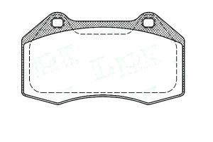 Klocki Hamulcowe P Clio Iii 2.0 16v 06- Lpr