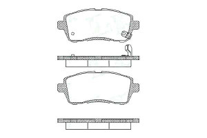 Klocki Hamulcowe Ford Fiesta Vi 1.0-1.6d 06.08- Lp