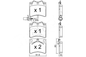 Klocki Hamulcowe Vw T4 90- Czuj Metelli