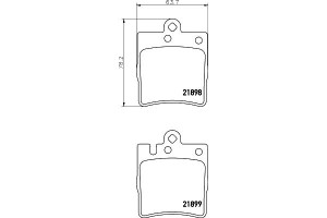 Klocki Hamulcowe Mintex 24205220 34205220 34202820