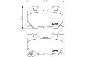 Klocki Hamulcowe Mintex D4060jl00e 37769 Pad1710 A