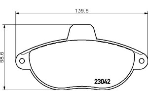 Klocki Hamulcowe Mintex 9404251518 E172050 425125