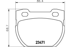Klocki Hamulcowe Mintex Sfp000130 Sfp000250 Pad130