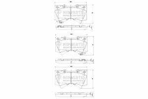 Klocki Hamulcowe Toyota Land Cruiser V8 4.5 D V8 N