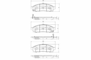 Klocki Hamulcowe Nissan Evalia 1.6 Nipparts Nippar