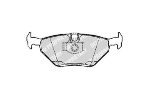 Klocki Hamulcowe Bmw 5 (e39) 2.0-4.4 09.95-05.04 D