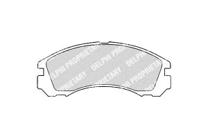 Klocki Hamulcowe Mitsubishi Galant Delphi Ham