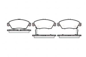 Klocki Hamulcowe Honda Civic Crx 17.3mm Wva21694 Z