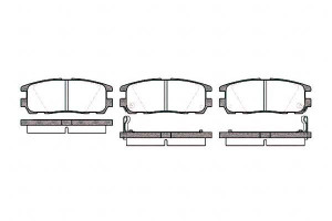 Klocki Hamulcowe Isuzu Trooper Opel Frontera Monte