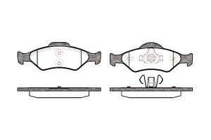 Klocki Hamulcowe Ford Fiesta Ka 18.8mm Wva23200 Ro
