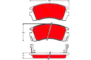 Klocki Hamulcowe Nissan Sunny Iii 1.6/1.7d/2.0d 11