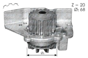 Pompa Wody Citroen Peugeot Dolz