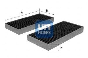 Filtr Kabinowy Db W164 05- Weglowy Ufi