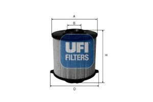 Filtr Paliwa Astra J 1.3-2.0 Cdti 09- Ufi