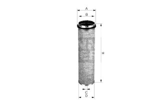 Filtr Powietrza Agrale 1800 5000 Case/case Ih 500