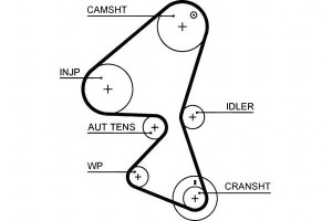 Pasek Rozrządu Citroen C1 C2 C2 Enterprise C3 I C3