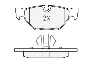 Klocki Hamulcowe Bmw Tył E87 90 91 92 05- Meyle