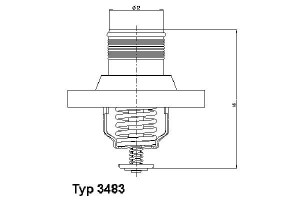 Termostat Peugeot 89c 1,8 2,0 206 307 406 407 Citr
