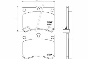 Klocki Hamulcowe Mazda Przód Mx-3 Textar