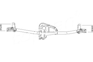 Mechanizm Wycieraczek (bez Silnika) Audi A4 Skoda