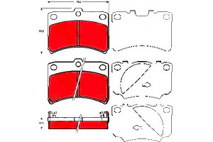 Klocki Hamulcowe Daihatsu Przód Cuore Trw