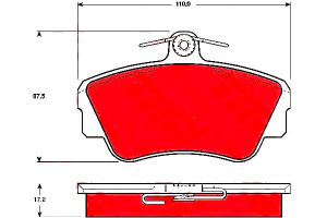 Klocki Hamulcowe Volvo 440 K 460 480 E 1.6-2.0 04.