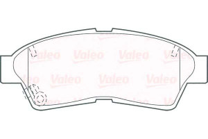 Klocki Hamulcowe Valeo 446533020 446505010 4465201