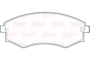 Klocki Hamulcowe Valeo 5810128a20 5810138a40 58101
