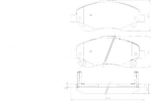 Klocki Hamulcowe Toyota Avensis 03-09 Z Czuj. A.b.