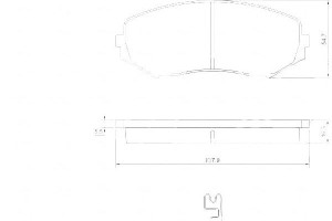Klocki Hamulcowe Suzuki Grand Vitara 05- A.b.s.