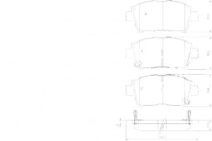 Klocki Hamulcowe Toyota Yaris 99-05 (+abs) A.b.s.