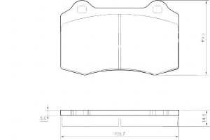 Klocki Hamulcowe Jeep Grand Cherokee 10- Tył A.b.s