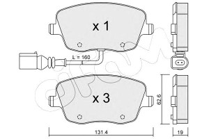 Klocki Hamulcowe Skoda/seat/ Vw Polo 01- Z Czuj. C