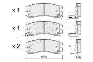 Klocki Hamulcowe Opel Sintra 96-99 Tył Z Czuj. Cif