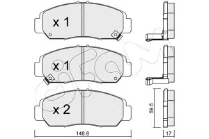 Klocki Hamulcowe Honda Fr-v 05- Cifam