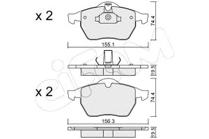 Klocki Hamulcowe Opel Vectra B 95-02 Cifam