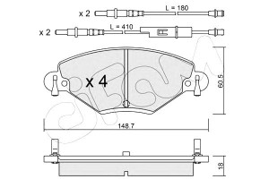 Klocki Hamulcowe Citroen C5 2.0-2.0hdi 01- Cifam