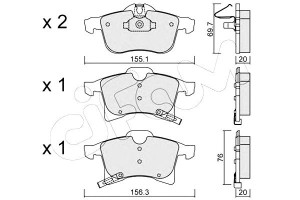 Klocki Hamulcowe Opel Astra H 04-10 Cifam