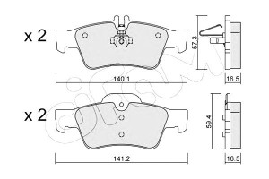 Klocki Hamulcowe Mercedes W211 E-klasa 02-09 Tył C